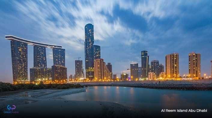 アルリーム島(Al Reem Island)の街並み