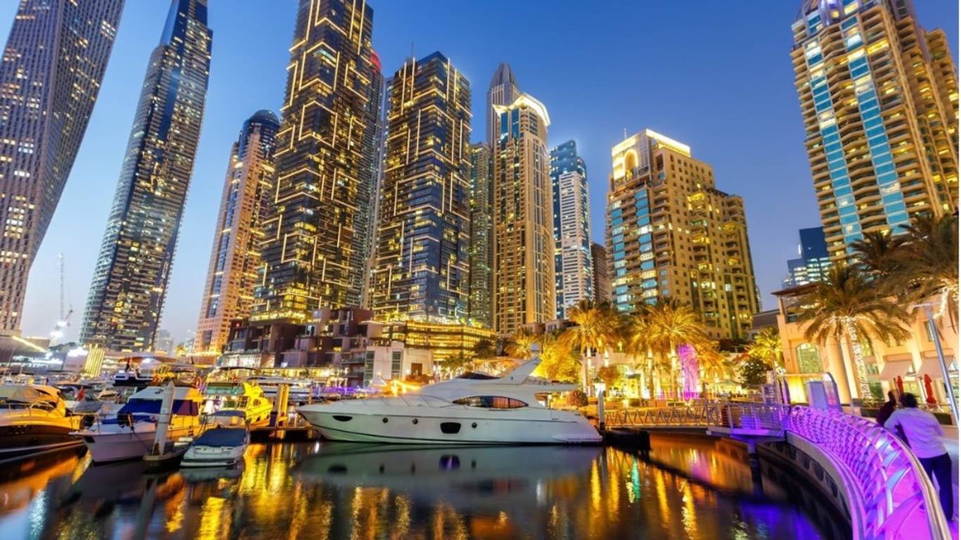 ドバイマリーナ(Dubai Marina)の街並み