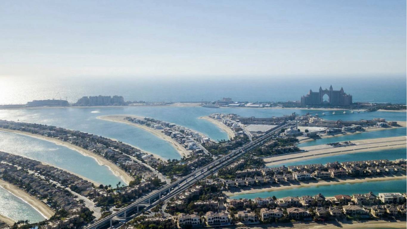 パームジュメイラ(Palm Jumeirah)の街並み